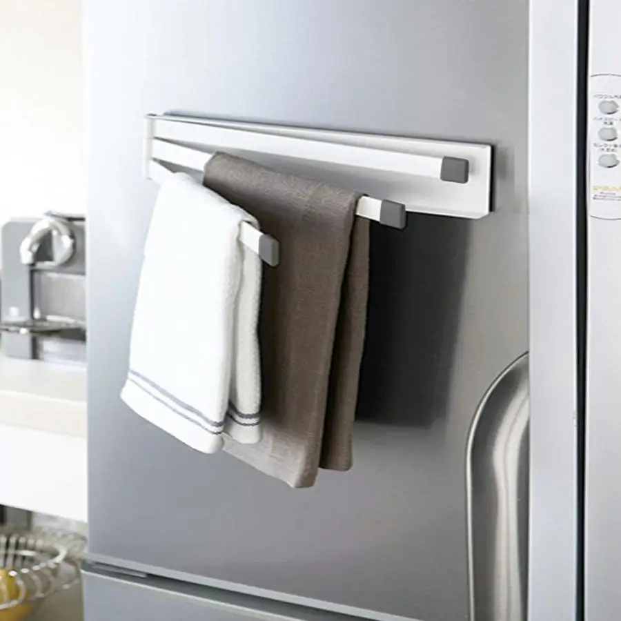 

Towel Rack 3 Layer Towel Shelf Wall-Mounted Bathroom Holder Adhesive Force Bathroom Shelf Pendant Toilet Roll Paper Hanging