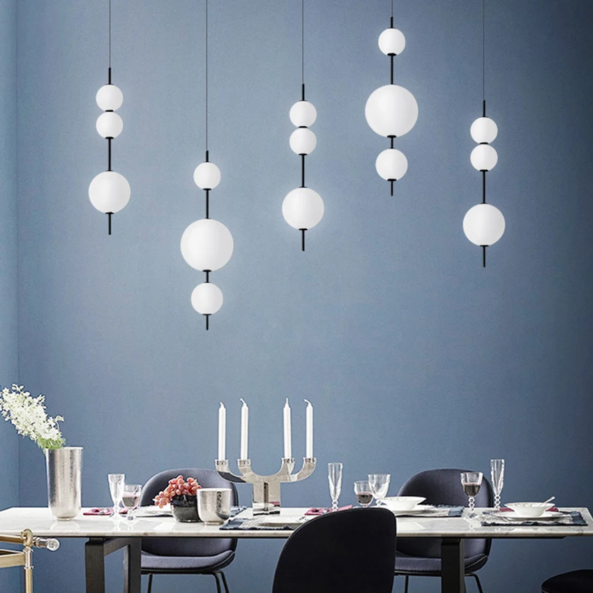 

Nordic LED Gourd Glass Pendant Lights Lighting Modern Design Indoor Decor Loft Lamp Cafe Bar Restaurant Bedroom Light Fixture