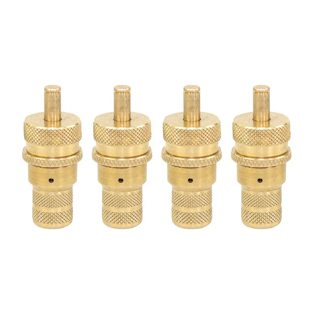 

4Pcs 4WD Universal Brass off-Road Automatic Tire Tyre Deflators Valve set 6-30 PSI Adjustable bleeder Set