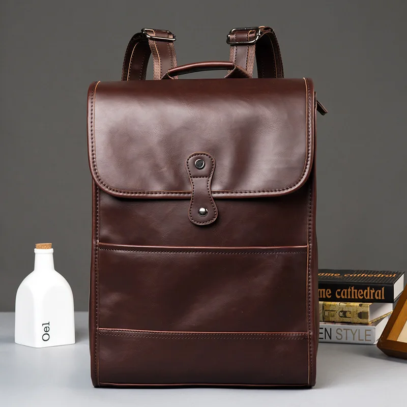 

Retro new backpack European and American men's travel backpack outdoor leisure computer bag student bag tide
