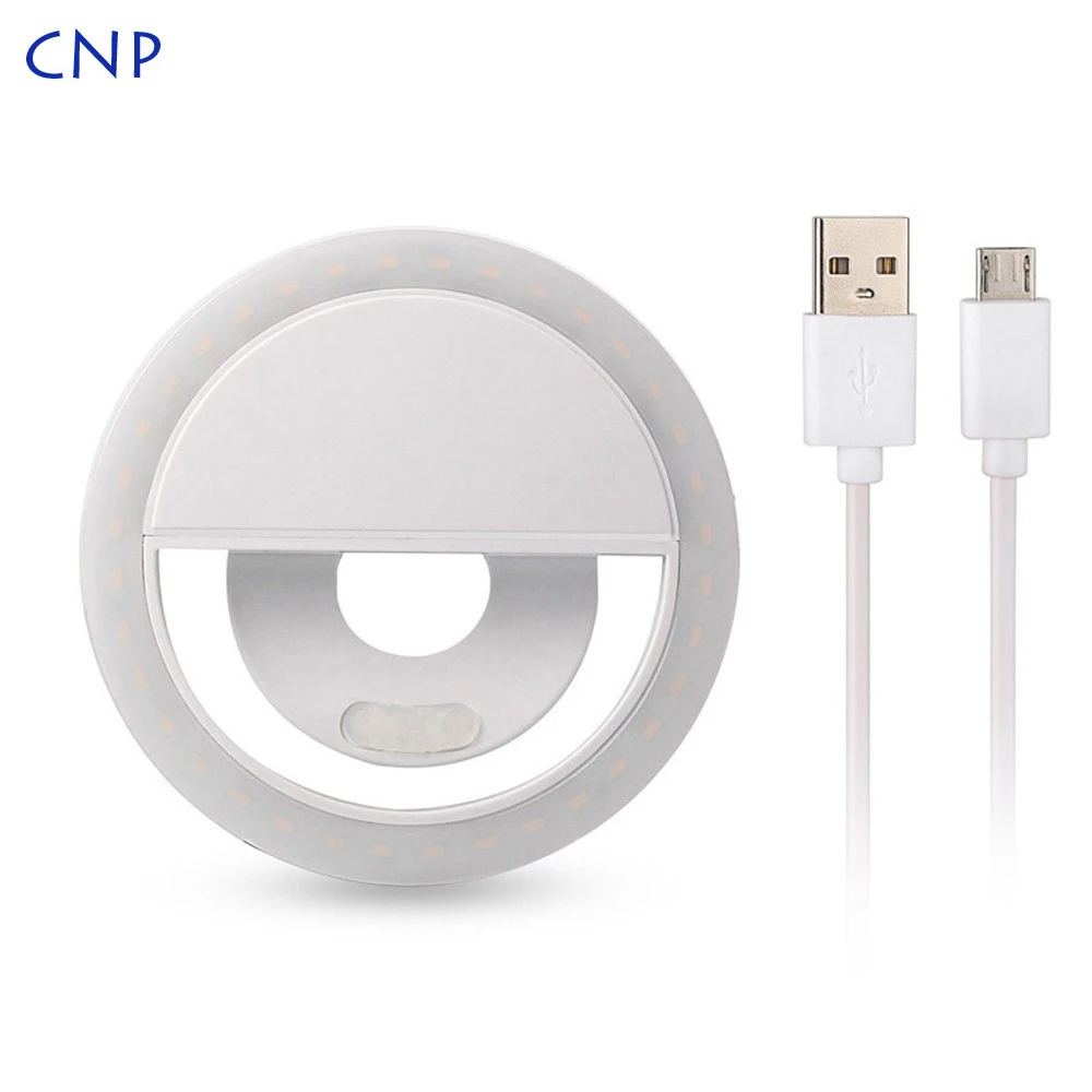 

CNP USB-Powered LED Selfie Ring Lamp Small Fill Light For Mobile Phone Photography Assisting To Enhance Light Small Fill Light