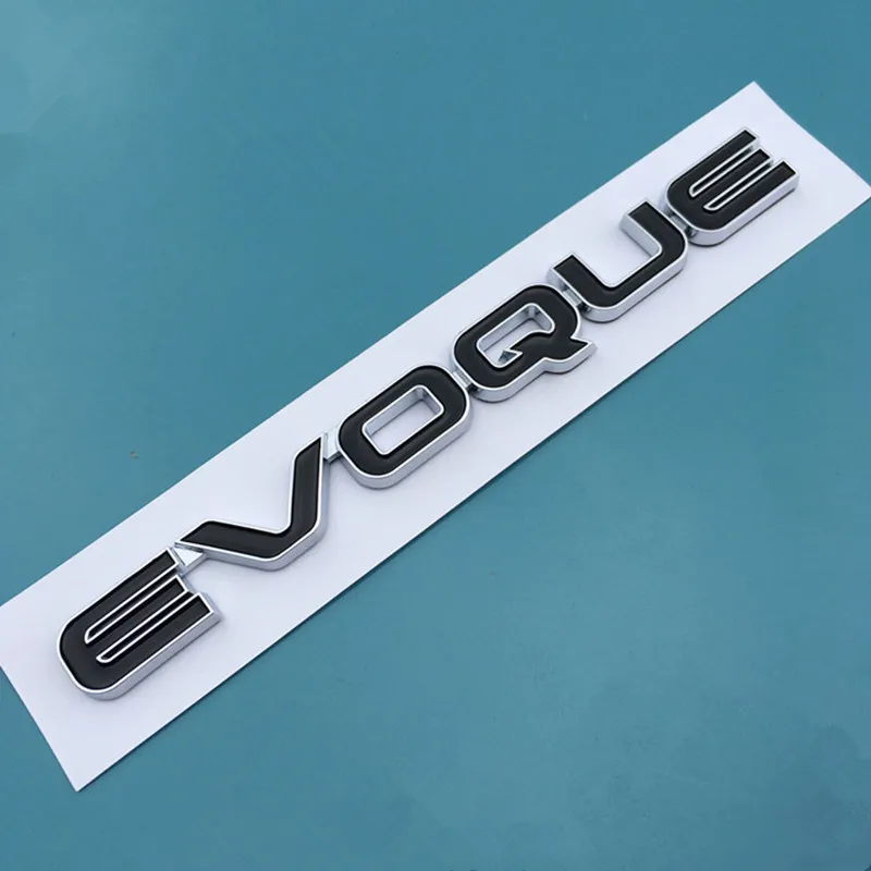 Автомобильный Стайлинг 3D ABS EVOQUE эмблема знак, наклейка на автомобиль авто задние наклейки на багажник для Land Rover Range Rover для Land Wind X7 X9 Chery
