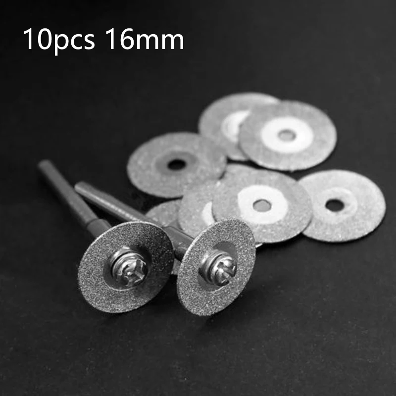 10Pcs 16mm Mini Cut Off Grinding Disc Rotary Drill Wheel Die Grinder