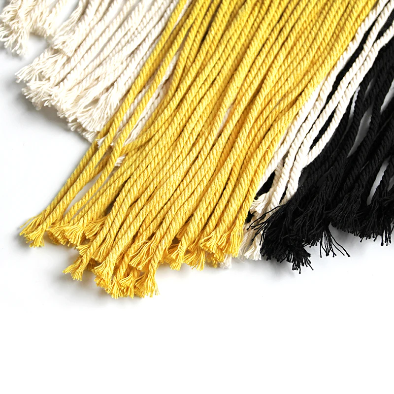 Макраме тканый настенный гобелен ручная работа вязаный баннер искусственные