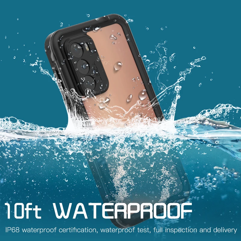 מקרה עמיד למים עבור Huawei P40 P30 פרו P20 לייט Mate 30 פרו מים הוכחת מעטפת IP68 כיסוי לשחות צלילה חיצוני ספורט אנטי-סתיו cute iphone 11 Pro Max cases