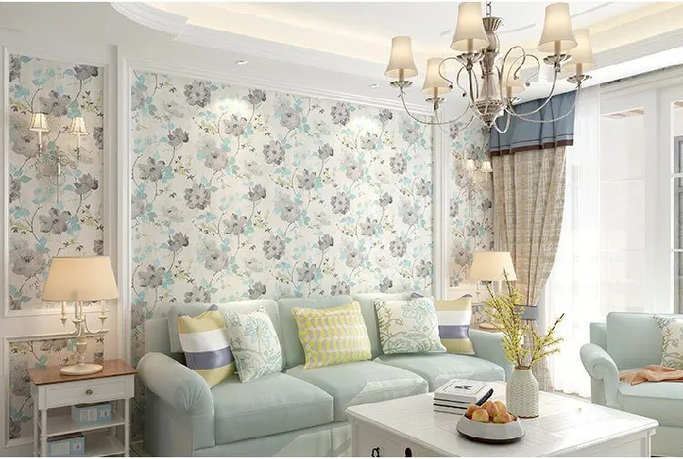 Стена страна деревенский Home Decor 3d цветочные обои для Гостиная Спальня цветок обои Papel pintado росписи