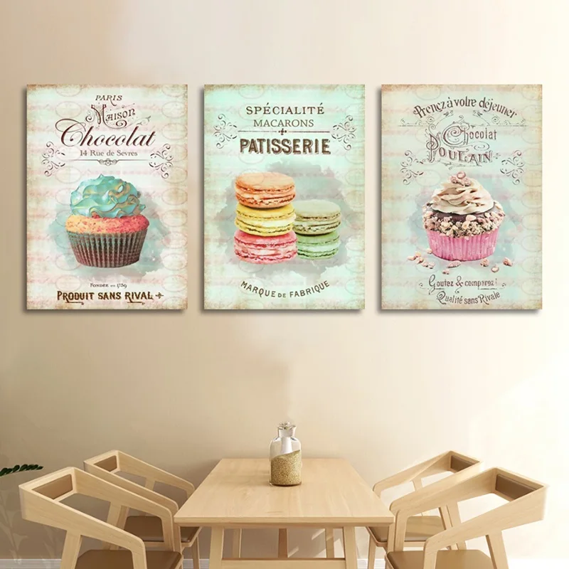 

Delicious Food Poster Print Ice Cream Canvas Painting Picture Living Room Wall Art Graffiti Bedroom Home Modern Decoration