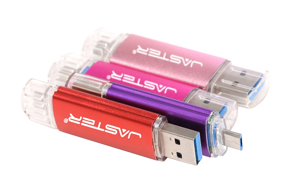 JASTER OTG флеш-накопитель USB 3,0 64 Гб диск 4 ГБ 16 ГБ 32 ГБ полная 128 ГБ USB флешка высокоскоростная ручка диски для смартфона/ноутбука