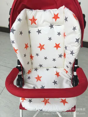 Сиденье для детской коляски из хлопка, удобный мягкий коврик для детской коляски, подушка для детской коляски, коврик для детской коляски, аксессуары для колясок для новорожденных