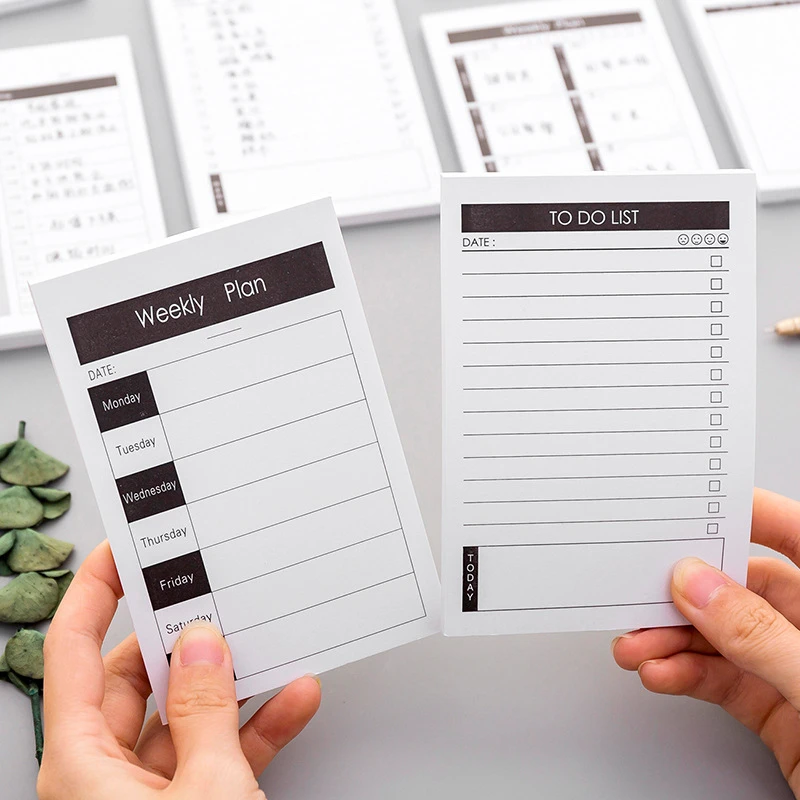 Еженедельник для ноутбука caderno zeszyty szkolne libreta sticky papeleria memo pad notas adhesivas