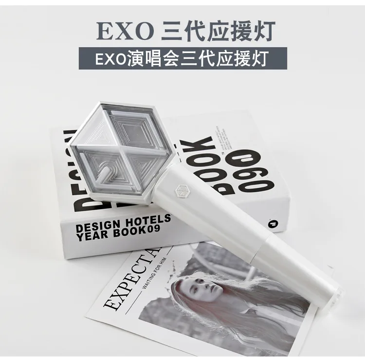YOUPOP KPOP EXO Ver3 OfficialFanlight3.0 новая световая палка концертный альбом светящаяся лампа ФЛУОРЕСЦЕНТНОЕ свечение лампа GU104
