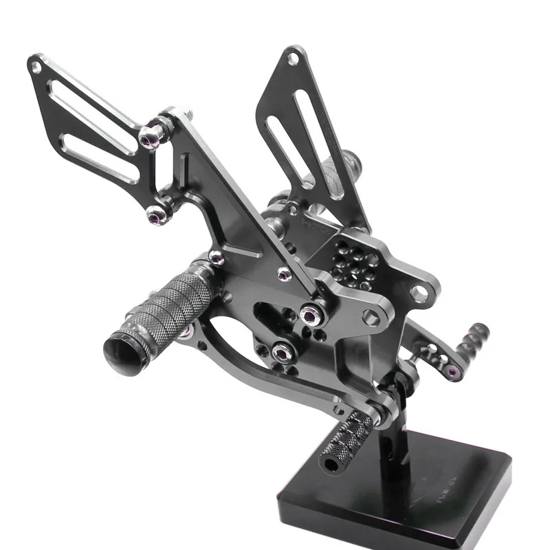 CNC Алюминиевый Регулируемый мотоцикл Rearset задние наборы Подножки педаль Подножка для KAWASAKI ZX10R ZX 10R 2006-2010 2009 2008 2007