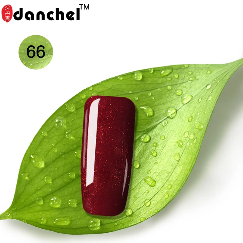 66 Danchel 9 мл гель покрытые лаком ногти художественный гель uv Vernis светодиодный праймер Полупостоянный светодиодный Гель-лак для замачивания Гель-лак для ногтей основа и верхнее покрытие - Цвет: 66