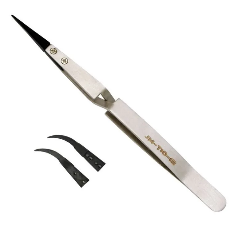 

Interchangeable Head Anti-static And Labor-saving Tweezers