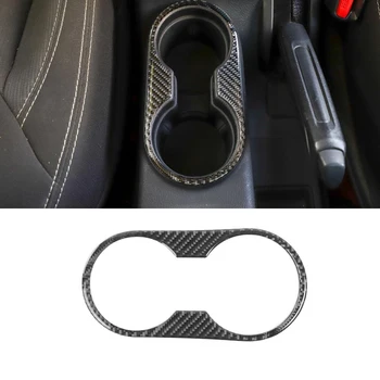 

Front Water Cup Holder Panel Trim Cover Sticker for Jeep Wrangler JK 2011-2017 Carbon Fiber Car Decoration Interior Accessories