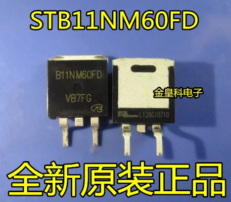 10 шт./лот STB11NM60FD B11NM60FD