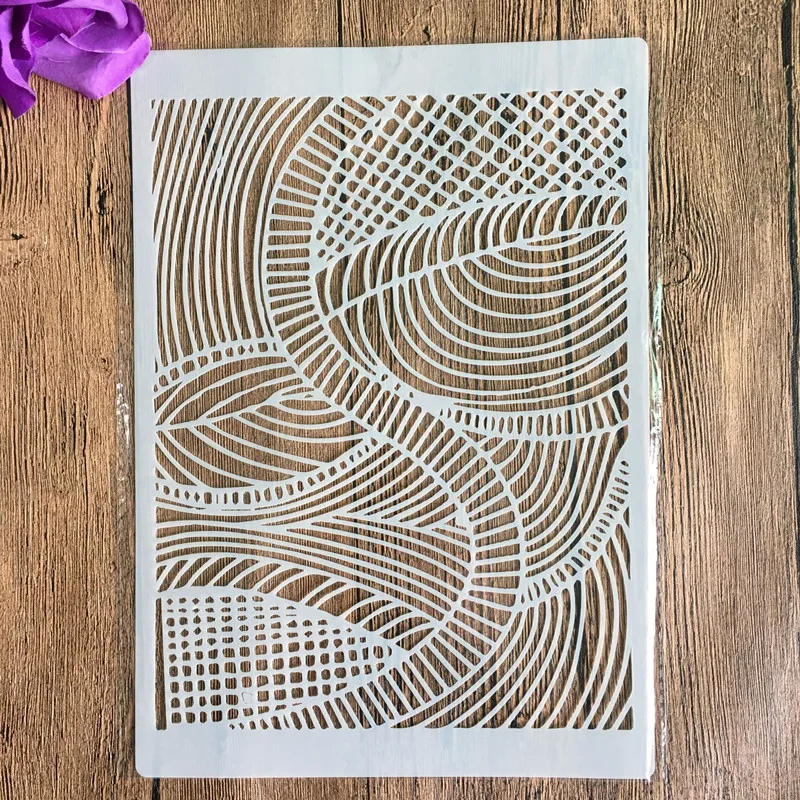 A4 29 * 21cm  Mandala DIY Stencils Wall Painting Scrapbook Coloring Embossing Album Decorative Paper Card Template  cake