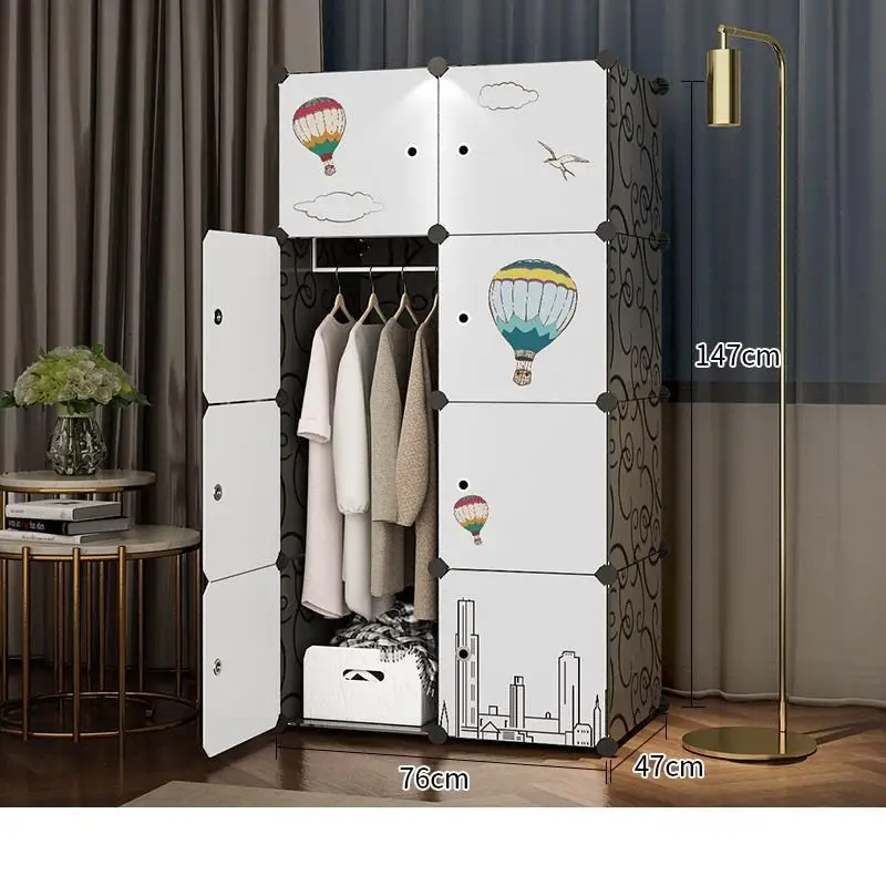 Armadio Mobile Per La Casa Szafa Armario Almacenamiento Range Chambre De Dormitorio мебель для спальни шкаф Mueble гардероб - Цвет: Version B