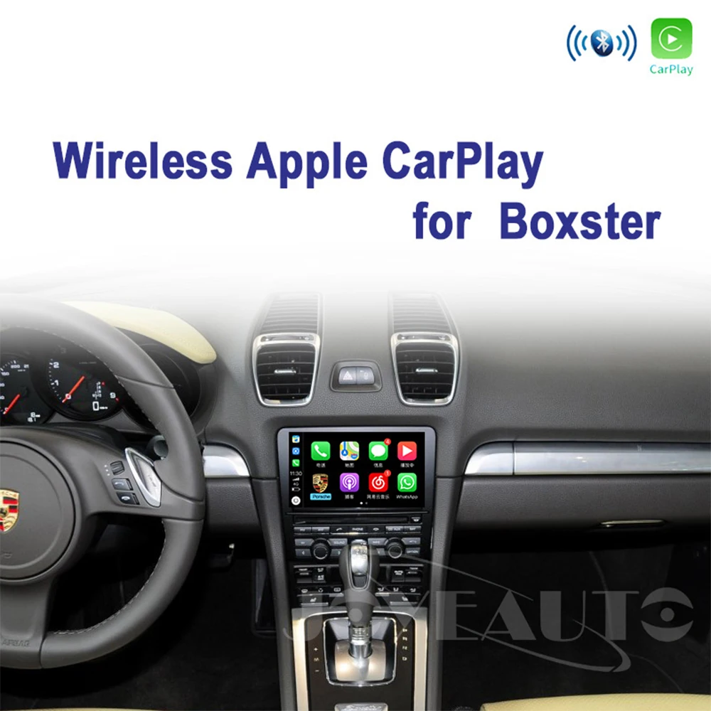 Joyeauto OEM беспроводной Apple CarPlay для Porsche PCM 3,1 Android Авто Cayenne Macan Cayman Panamera Boxster 718 991 911 автомобильный игровой - Цвет: for boxster