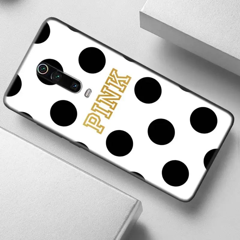 Розовый чехол Love My для Xiao mi Red mi 8A K20 Note 7 8T 7A 6A 6 mi 9T 10 9 Pro 5G CC9 A3 черный ТПУ чехол для телефона - Цвет: B01