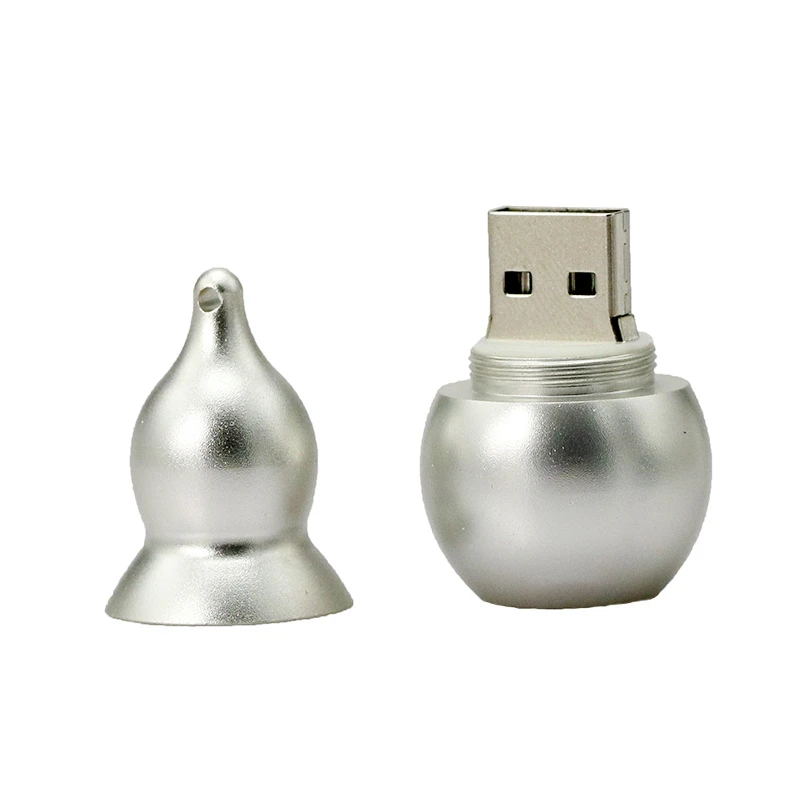 Металлический Usb флеш-накопитель с кольцом для ключей форма тыквы pendrive золото серебро 16 ГБ 32 ГБ 4 ГБ 8 ГБ 64 Гб 128 ГБ usb2.0 накопитель