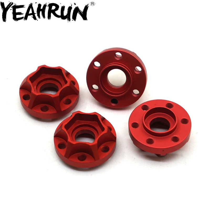 

YEAHRUN 4pcs Hex Hubs Adapters for RC 1/10 AXIAL SCX10 1.9 inch Beadlock Wheel Rims