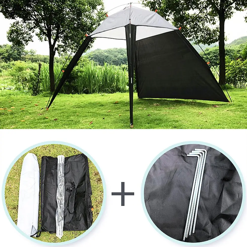 58 Person Outdoor Canopy Portable Camping Sun Shade Shelter Triangle