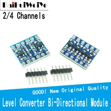 Conversor de nível lógico i2c, módulo bidirecional de 2 canais 4 canais 3.3v para 5v shifpara arduino com 10 peças
