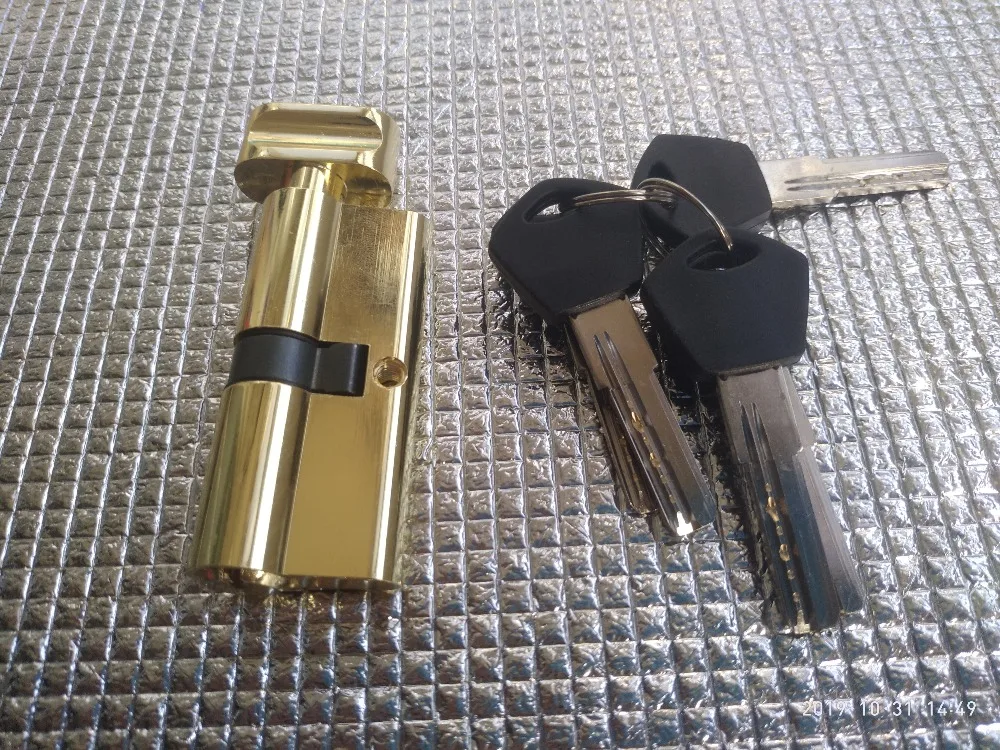 ZINC-ALLOY MATERIAL CLASSIC GOLD COLOR DOOR HANDLE LOCK