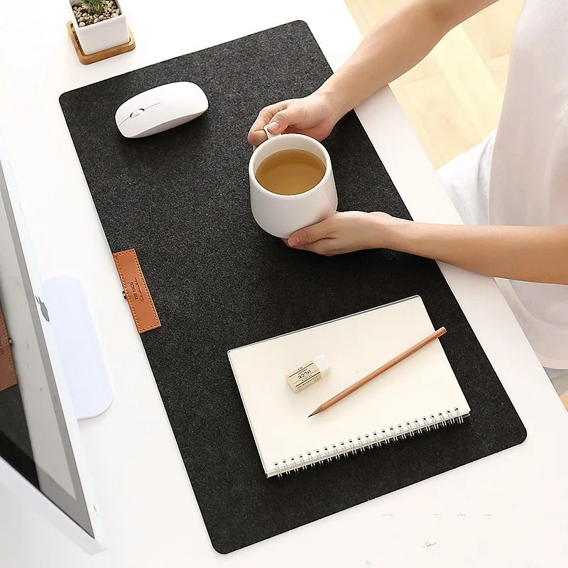 

Large Size Computer Gamer Table Mat Non-slip Felt Laptop Cushion Desk Mat Keyboard Mat Large Gaming Mouse Pad Office Accessories