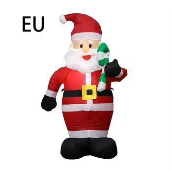 

Christmas Props Inflatable Toys Small Crutches Santa Claus Shape Inflatable Models Performance Props