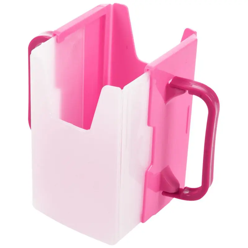 Pink Детский универсальный мешок для сока, молочная коробка с держателем, чашка для малышей, самопомощь, акция - Цвет: Pink