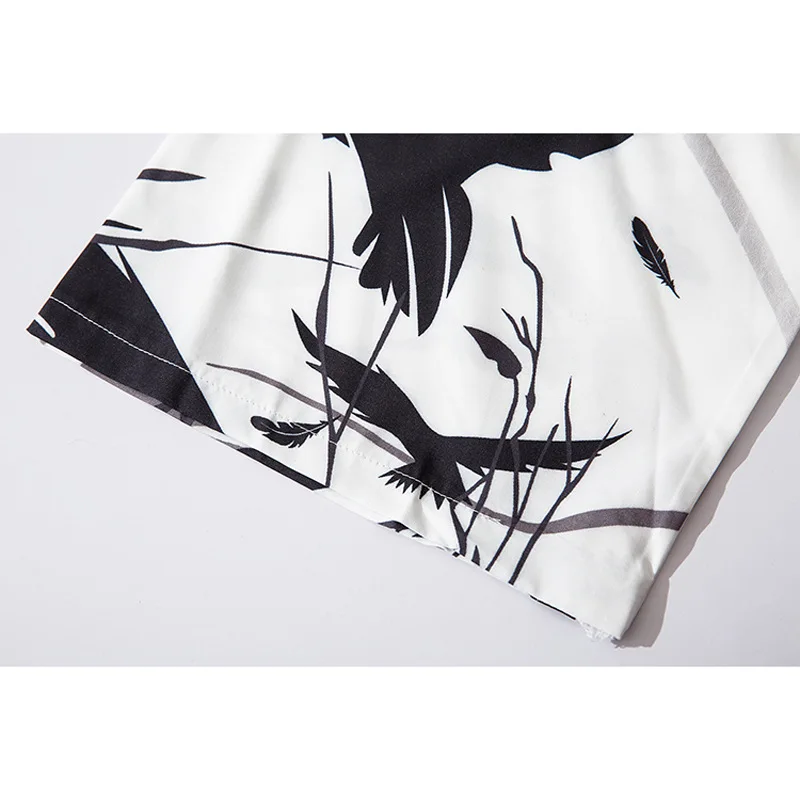 2020 White Japanese Kimono Cardigan Women/men Summer Crow Anime Harajuku Yukata Cosplay Shirt Traditional Costume Asian Clothes