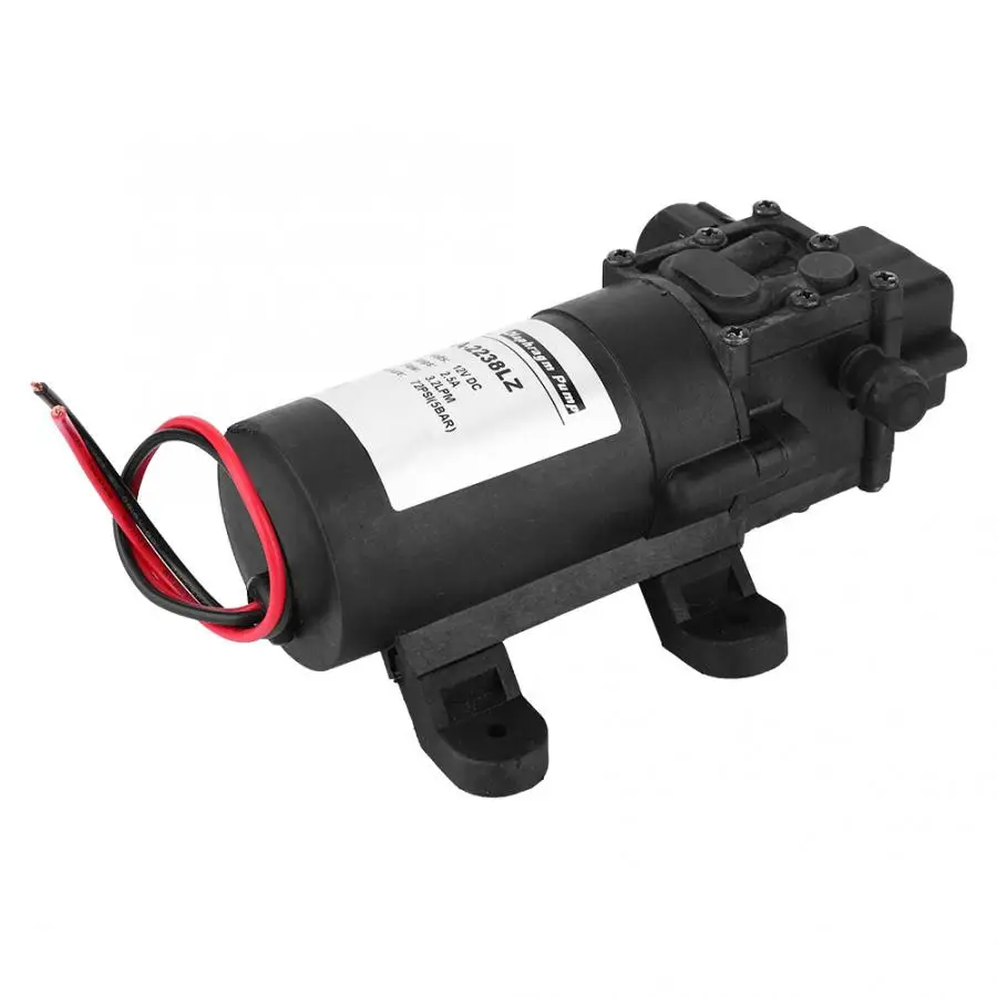 Мембранный микро насос 12V 30W 72PSI диафрагмы Самовсасывающие Водяной насос