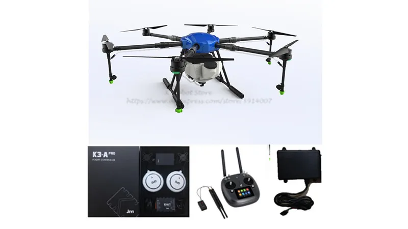 

EFT E610 Agricultural Spray UAV Frame Kit 10L with X6 Power System JIYI K3-A Professional Edition K ++ Obstacle Avoidance UAV