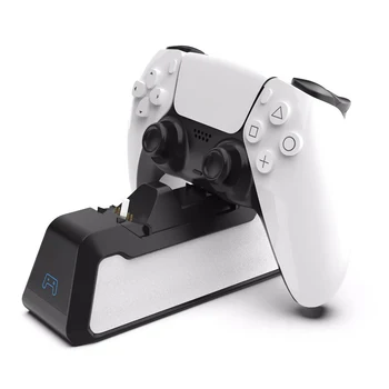 

Dual Fast Charger for PS5 Wireless Controller USB 3.1 Type-C Charging Cradle Dock Station for Sony PlayStation5 Joystick Gamepad