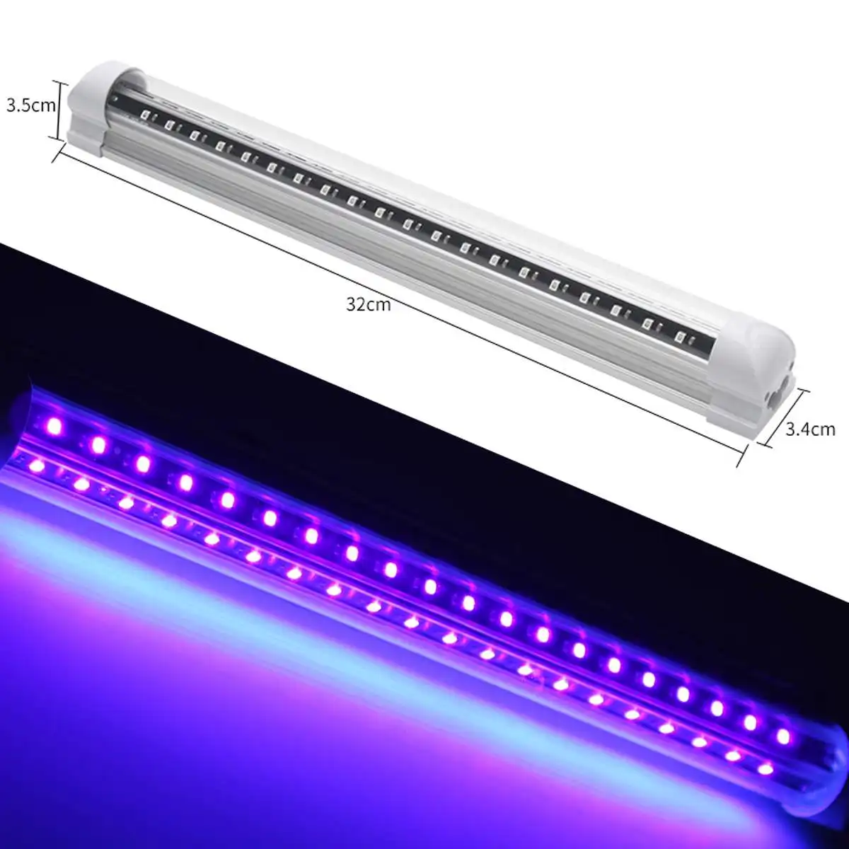 DC 5V 40LED УФ-светильник с ультрафиолетовой полоской, лампа для вечеринки, черный светильник USB