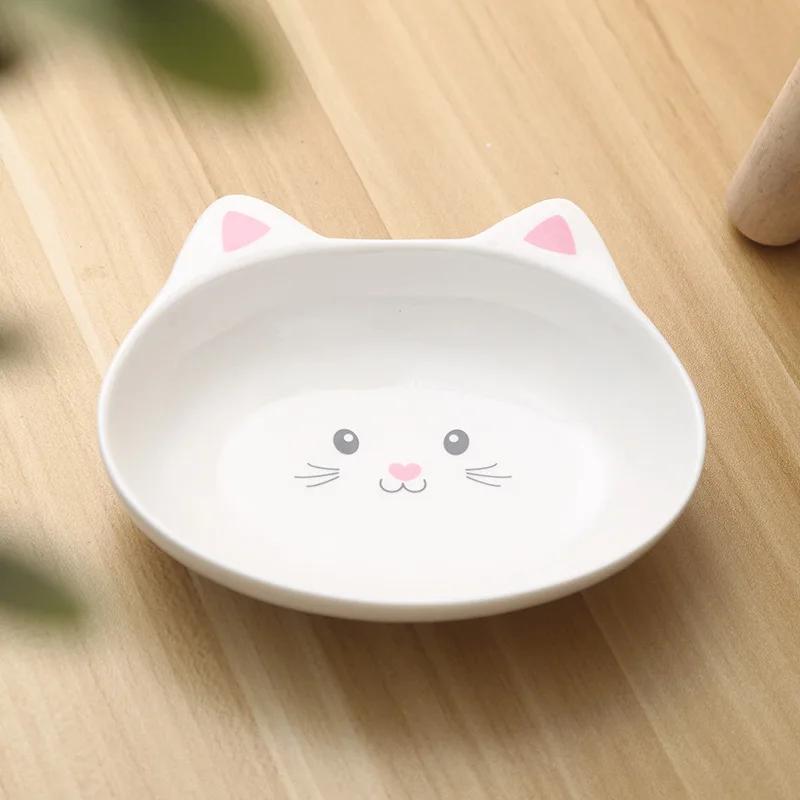 Cute Fruit-Themed Ceramic Cat/Small Dog Bowl - The Palm Beach Baby