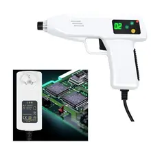 Лучшие 4 уровня 10 головок регулируемые хиропрактики Инструменты Электрический коррекции пистолет массажер