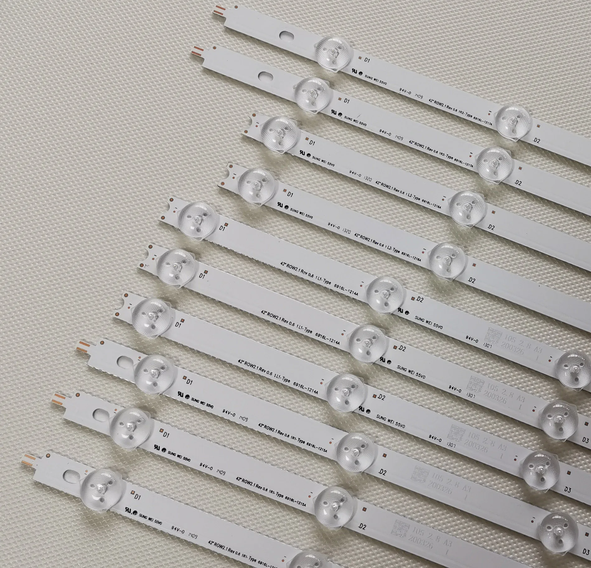 10 шт. новая светодиодная лента для LG 42 &quot6916L 1338A 6916L 1339A 1340A 1341A 1412A 1413A