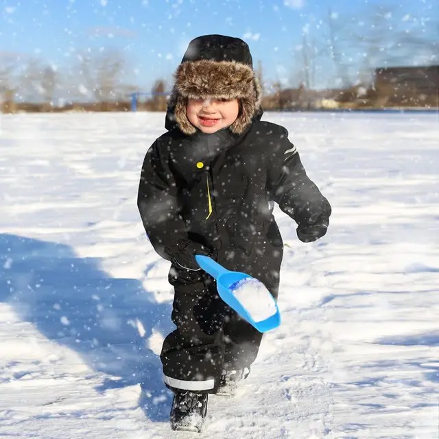 Outdoor Winter Kids Snow Sand Scoop Shovel Toy Plastic Children Play Snow Fighting Tools 4