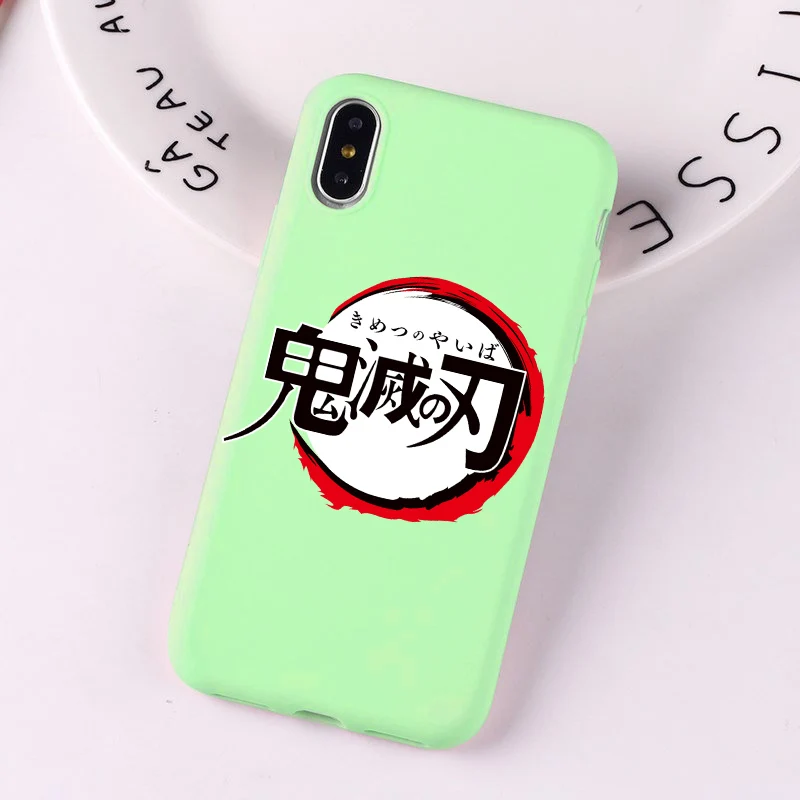 Чехол для телефона Kamado Nezuko Kimetsu no Yaiba Demon Slayer для iPhone 6 7 8 Plus X XS 11 Pro MAX XR Japan Anime - Цвет: --- G