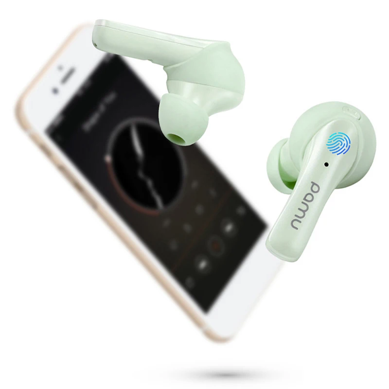 PaMu Slide Mini настоящие Беспроводные наушники с шумоподавлением Bluetooth гарнитура TWS