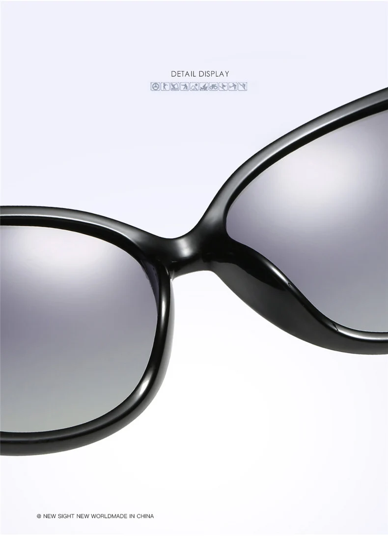 CoolPandas брендовые модные негабаритные Солнцезащитные очки женские поляризационные для женщин походные очки для покупок антибликовые градиентные линзы