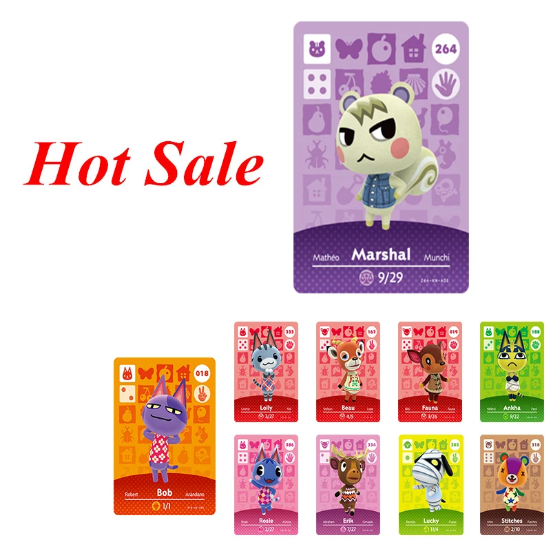 

Animal Crossing Card Amiibo 264 marshal NFC Card for nintendo switch NS Games series 1 2 3 4