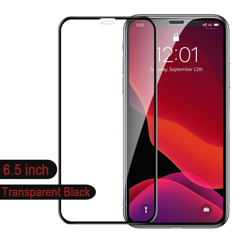 Baseus 0,23 мм Защитное стекло для iPhone 11 Pro Max Новое поступление полное покрытие закаленное стекло протектор экрана для iPhone 11 - Цвет: For iPhone Xi Max