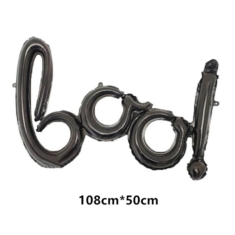 1 шт. большие воздушные шары из фольги Таблица прайс-лист на Хэллоуин вечерние