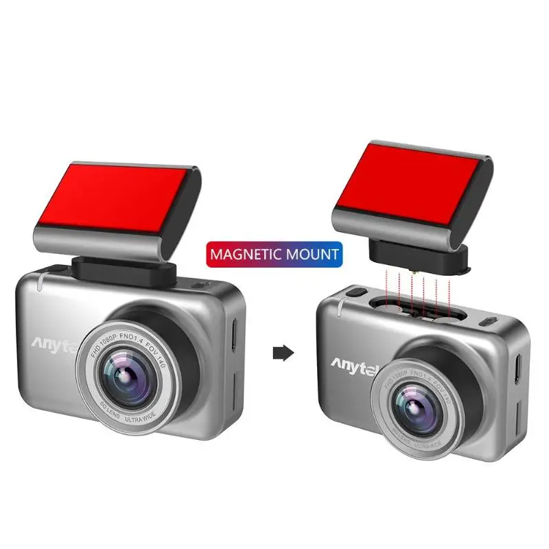 Anytek Z1N FHD 1080P Автомобильный видеорегистратор Камера 2,35 дюймов Dashcam встроенный g-сенсор