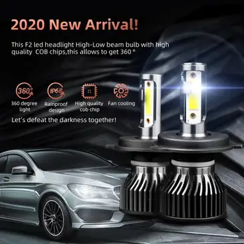 

2pcs H4 H1 H3 H11 H13 H7 LED Car Headlight Bulb 50W 5000LM White Auto Headlamp Fog Light Bulbs High Power Auto Led Bulbs