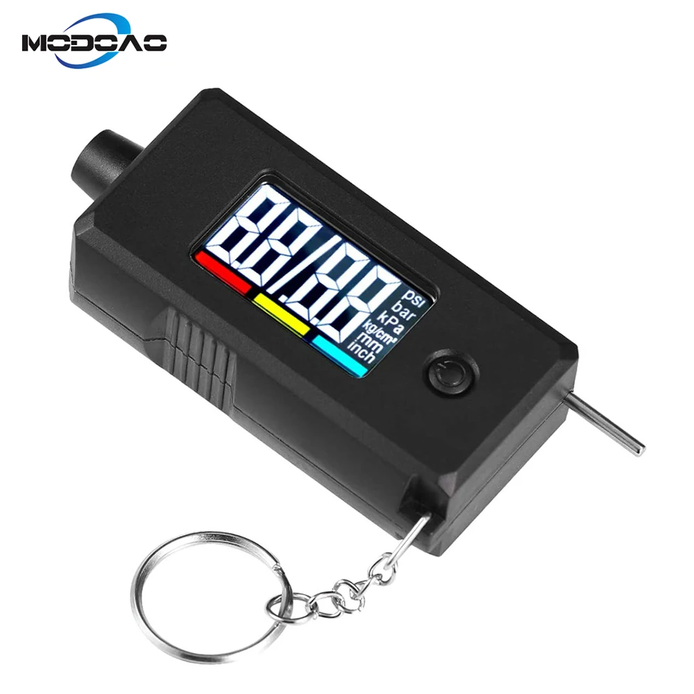 

Digital Tire Pressure Gauge Reader Checker 2 in 1 Digital PSI Tire Gauge with Tread Depth Gauge for Car Truck Bicycle Motorcycle